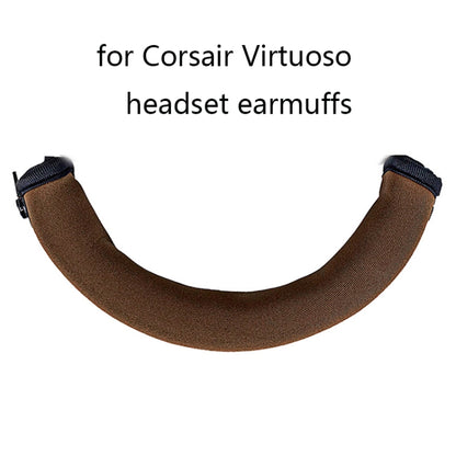 2 PCS Head Beam Protective Case For Corsair Virtuoso RGB(Brown) - Earmuff & Pad by PMC Jewellery | Online Shopping South Africa | PMC Jewellery