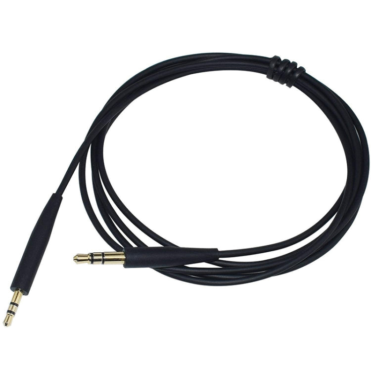 2 PCS 3.5mm To 2.5mm Audio Cable For Bose QC25 / QC35 / Soundtrue / SoundLink / OE2(Black) - Cable & Splitter by PMC Jewellery | Online Shopping South Africa | PMC Jewellery