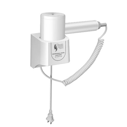 Hotel Hair Dryer Wall Mount High Power Hair Dryer Household Hair Cylinder Dryer, CN Plug(Hotel Hairdryer White) - Hair Dryers & Accessories by PMC Jewellery | Online Shopping South Africa | PMC Jewellery