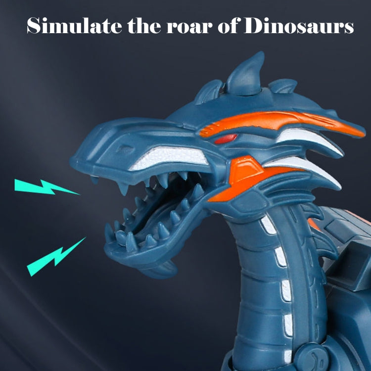 Electric Mechanical Dinosaur Toy Simulation Animal Toy Multifunctional Sound And Light Toy, Style:  Spray-Dark Black - Music Toys by PMC Jewellery | Online Shopping South Africa | PMC Jewellery