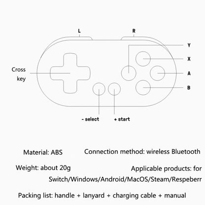 8Bitdo Zero2 Wireless Bluetooth Mini Handle For Switch / Windows / Android / MacOS / Steam / Respeberr(Pink) - Gamepads by 8Bitdo | Online Shopping South Africa | PMC Jewellery