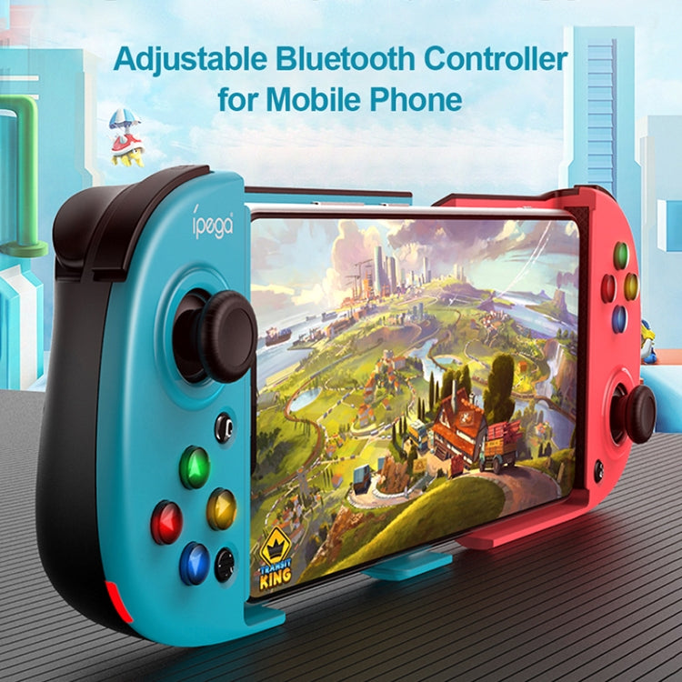 IPEGA PG-9217 Stretching Bluetooth Wireless Mobile Phone Direct Connection For Android / iOS / Nintendo Switch / PC / PS3 Game Handle(Blue Red) - Gamepads by IPEGA | Online Shopping South Africa | PMC Jewellery