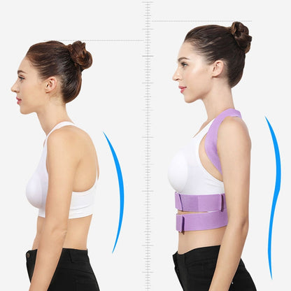 Humpback Correction Belt Back Posture Corrector, Specification: S(050 Adult Purple) - Corrector by PMC Jewellery | Online Shopping South Africa | PMC Jewellery