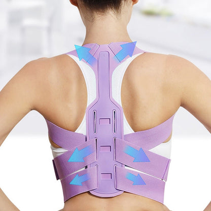 Humpback Correction Belt Back Posture Corrector, Specification: M(050 Adult Purple) - Corrector by PMC Jewellery | Online Shopping South Africa | PMC Jewellery