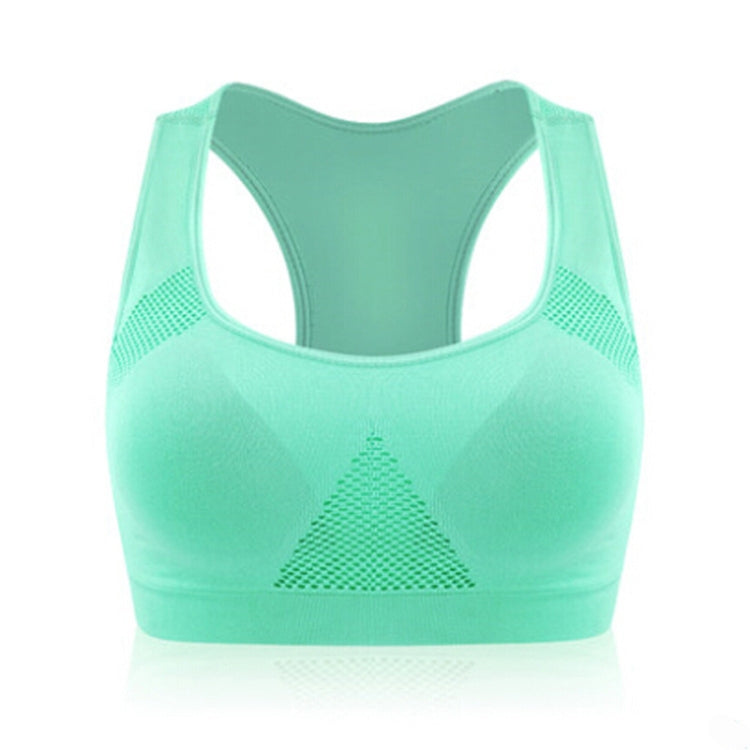 High Stretch Breathable Top Fitness Women Padded Sports Bra, Size:M (Green) - Ladies Underwear by PMC Jewellery | Online Shopping South Africa | PMC Jewellery