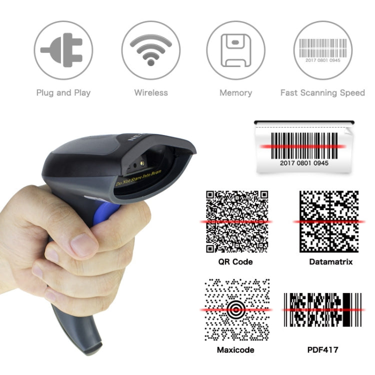 NETUM High-Precision Barcode QR Code Wireless Bluetooth Scanner, Model: Bluetooth + 2.4G + Wired - Barcode Scanner by NETUM | Online Shopping South Africa | PMC Jewellery