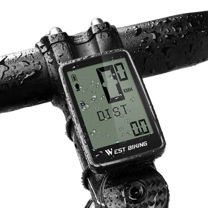 WEST BIKING Mountain Road Bike Five Language Code Table USB Riding Wireless Code Table Speedometer(Black) - Speedometers by WEST BIKING | Online Shopping South Africa | PMC Jewellery | Buy Now Pay Later Mobicred