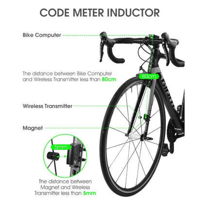 WEST BIKING Mountain Road Bike Five Language Code Table USB Riding Wireless Code Table Speedometer(Black) - Speedometers by WEST BIKING | Online Shopping South Africa | PMC Jewellery | Buy Now Pay Later Mobicred