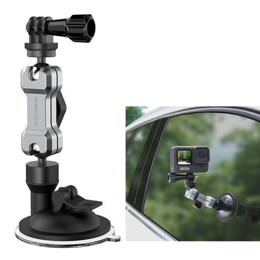 Sunnylife TY-Q9415 Aluminum Alloy Phone Holder Car Suction Cup Bracket Holder for GoPro Hero11 Black / HERO10 Black /9 Black /8 Black /7 /6 /5 /5 Session /4 Session /4 /3+ /3 /2 /1, DJI Osmo Action and Other Action Cameras, Colour: Bracket - Holder by Sunnylife | Online Shopping South Africa | PMC Jewellery