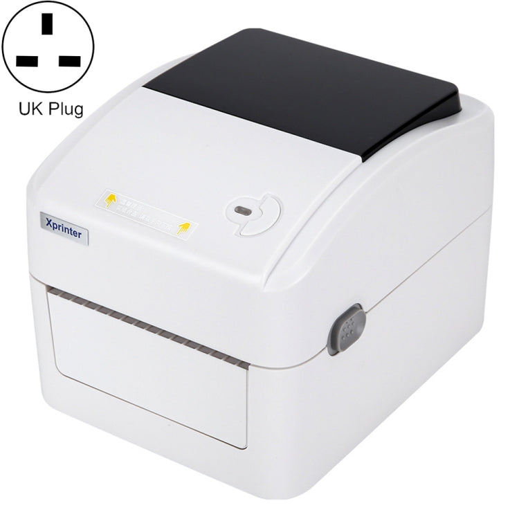 Xprinter XP-420B 108mm Express Order Printer Thermal Label Printer, Style:USB+LAN Port(UK Plug) - Printer by Xprinter | Online Shopping South Africa | PMC Jewellery