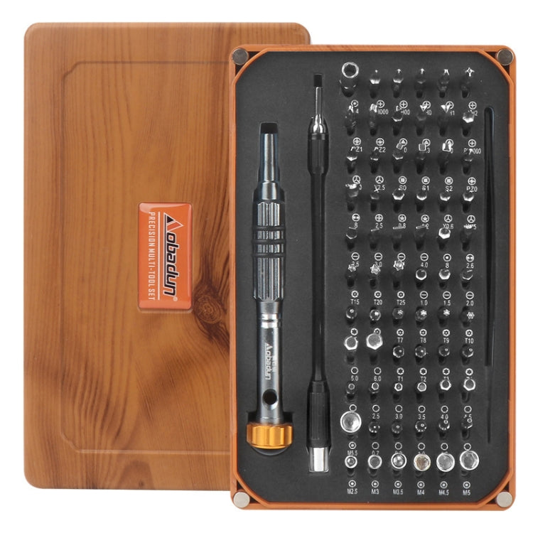 Obadun 9801 68 In 1 Screwdriver Set Manual Batch Glasses Screwdriver Hardware Repair Tool(Wood Grain Box) - Screwdriver Set by Obadun | Online Shopping South Africa | PMC Jewellery