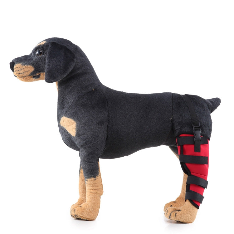 HJ19 Pet Surgery Rehabilitation Back Leg Protector Walking Aids, Size: S(Red Left Back Leg) - Pet Care by PMC Jewellery | Online Shopping South Africa | PMC Jewellery