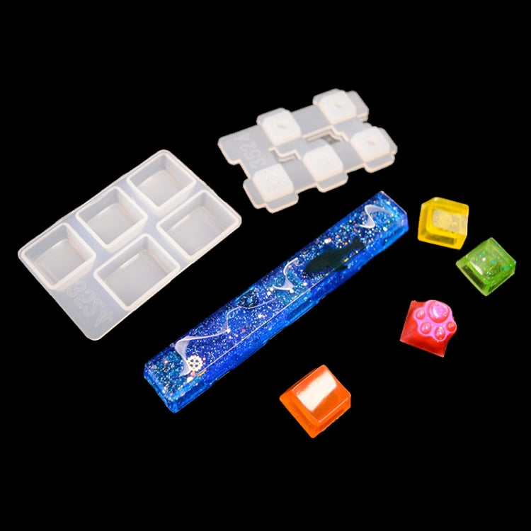 2 PCS DIY Keycap Silicone Mold OEM Mechanical Keyboard Silicone Mold, Style: MD3523 - Arts & Crafts by PMC Jewellery | Online Shopping South Africa | PMC Jewellery