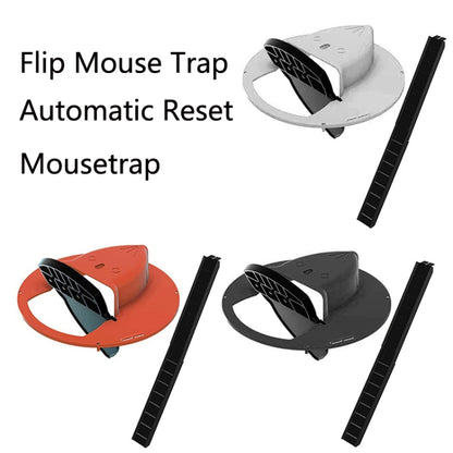 Flip Mouse Trap Automatic Reset Mousetrap Indoor And Outdoor Mousetrap(White) - Traps by PMC Jewellery | Online Shopping South Africa | PMC Jewellery