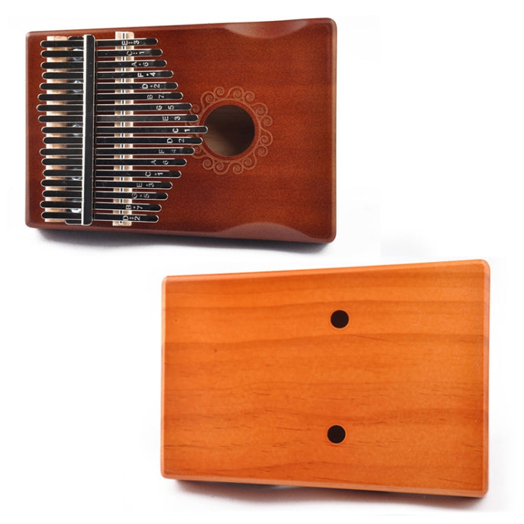 17-Tone Thumb Piano Kalimba Beginners Introduction Finger Piano, Colour: Wooden - Keyboard Instruments by PMC Jewellery | Online Shopping South Africa | PMC Jewellery