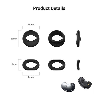 2 Sets Bluetooth Earphone Silicone Earplug Caps For Samsung Galaxy Buds Live(Brown-2 Pairs) - Anti-dust & Ear Caps by PMC Jewellery | Online Shopping South Africa | PMC Jewellery