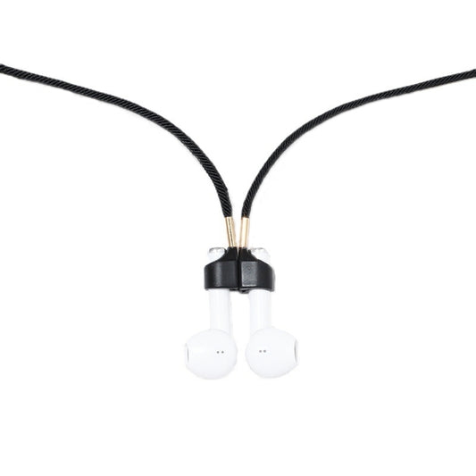 Wireless Earphones Acrylic Strong Magnetic Anti-Lost Rope For AirPods(Black) - Anti-lost & Holder by PMC Jewellery | Online Shopping South Africa | PMC Jewellery