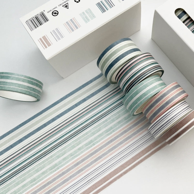 Paper Lattice Decorative Material Tape For Handbook(Stripe) - Tape & Solid glue by PMC Jewellery | Online Shopping South Africa | PMC Jewellery