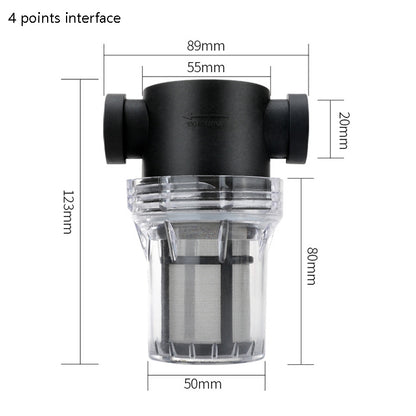Water Pipe Front Plastic Filter Garden Irrigation Water Purifier, Specification: 4 Points Interface 40 Mesh - Watering & Irrigation by PMC Jewellery | Online Shopping South Africa | PMC Jewellery