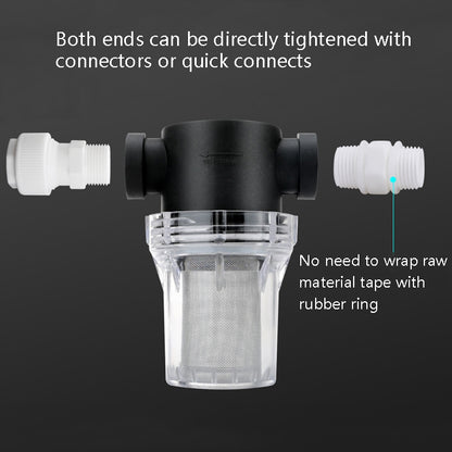 Water Pipe Front Plastic Filter Garden Irrigation Water Purifier, Specification: 4 Points Interface 40 Mesh - Watering & Irrigation by PMC Jewellery | Online Shopping South Africa | PMC Jewellery