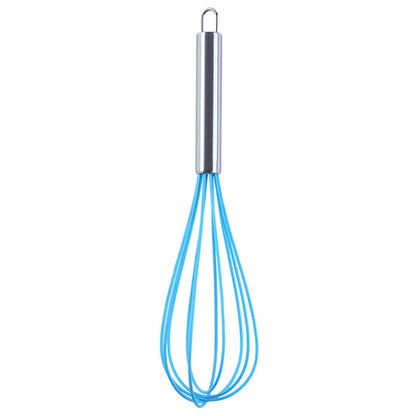 Silicone Egg Beater Home Egg Mixer Kitchen Gadgets Cream Baking Tools, Colour: 12 inch Blue - Stirrer & Squeezer by PMC Jewellery | Online Shopping South Africa | PMC Jewellery