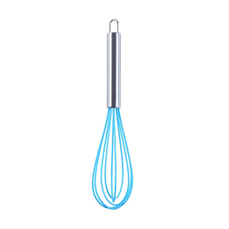 Silicone Egg Beater Home Egg Mixer Kitchen Gadgets Cream Baking Tools, Colour: 8 inch Blue - Stirrer & Squeezer by PMC Jewellery | Online Shopping South Africa | PMC Jewellery