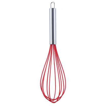 Silicone Egg Beater Home Egg Mixer Kitchen Gadgets Cream Baking Tools, Colour: 12 inch Red - Stirrer & Squeezer by PMC Jewellery | Online Shopping South Africa | PMC Jewellery