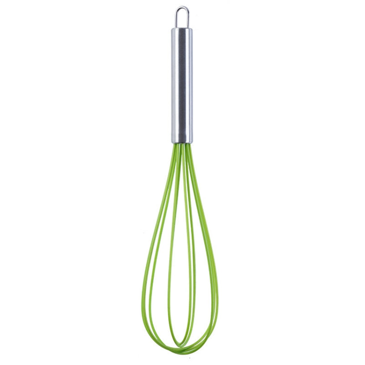 Silicone Egg Beater Home Egg Mixer Kitchen Gadgets Cream Baking Tools, Colour: 12 inch Green - Stirrer & Squeezer by PMC Jewellery | Online Shopping South Africa | PMC Jewellery