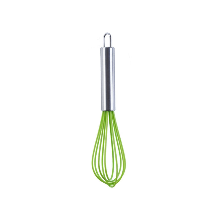 Silicone Egg Beater Home Egg Mixer Kitchen Gadgets Cream Baking Tools, Colour: 8 inch Green - Stirrer & Squeezer by PMC Jewellery | Online Shopping South Africa | PMC Jewellery