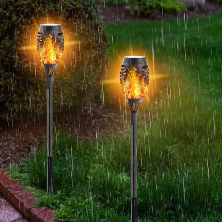 2 PCS Outdoor Courtyard Solar Flame Light Park Lawn Decoration Waterproof Landscape Light(12 LED) - With Solar Panel by PMC Jewellery | Online Shopping South Africa | PMC Jewellery