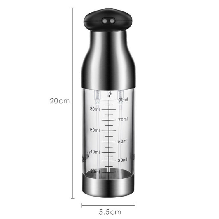 Stainless Steel Push-Type Oil Spray Bottle Barbecue Oil And Vinegar Sprayer - Condiment Bottles & Hip Flasks by PMC Jewellery | Online Shopping South Africa | PMC Jewellery