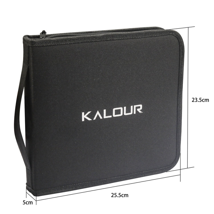 KALOLR YW-PC083  83 in 1 Portable Sketch Tool Water-Soluble Color Lead Metal Color Lead Combination Sketch Drawing Set(Black) - Art Supplies by KALOLR | Online Shopping South Africa | PMC Jewellery