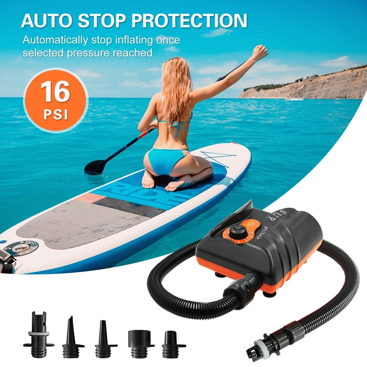 HT-785 SUP Paddle Board 16PSI High Pressure Car Inflatable Pump 12V Electric Air Pump With 6 Connectors - Inflatable Pump by PMC Jewellery | Online Shopping South Africa | PMC Jewellery