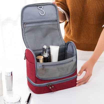 RH523 Travel Makeup Storage Bag Large-Capacity Waterproof Anti-Mildew Dry And Wet Separation Package Portable Hook Wash Bag(Grey) - Storage Bags by PMC Jewellery | Online Shopping South Africa | PMC Jewellery