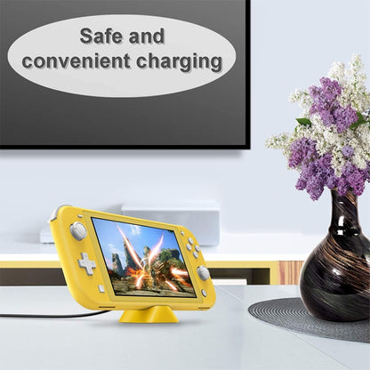 2 PCS DOBE TNS-19062 Host Charging Bottom Portable Triangle Game Console Charger For Switch / Lite(Yellow) - Charger & Power by DOBE | Online Shopping South Africa | PMC Jewellery