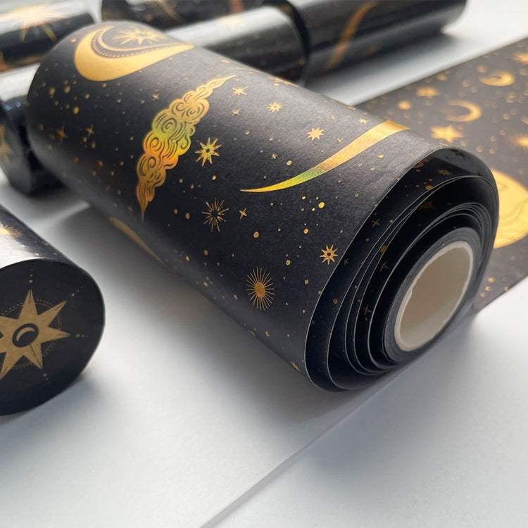 88988 Colorful Bronzing Washi Tape Starry Sky Hand Account Tape(Star Hot Stamping 5) - Tape & Solid glue by PMC Jewellery | Online Shopping South Africa | PMC Jewellery