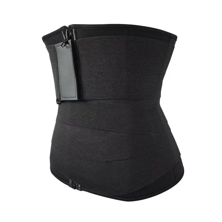 158 Sports Fitness Burst Sweat Belt Abdomen Wrap And Waist Belt, Size: XXXL(Black) -  by PMC Jewellery | Online Shopping South Africa | PMC Jewellery