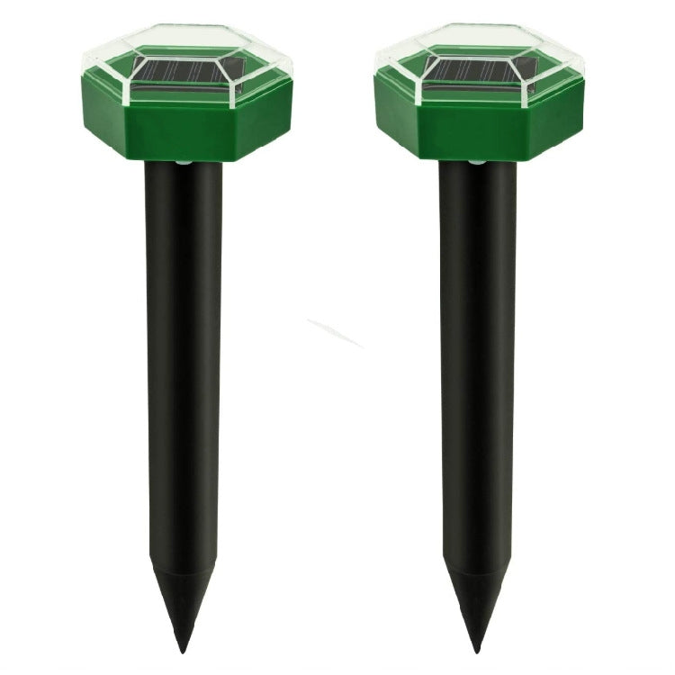 Outdoor Hexagonal Solar Ultrasonic Mole Repeller Inserted Into The Lawn Outdoor Animal Repeller(Green) - Outdoor Insect Repellent by PMC Jewellery | Online Shopping South Africa | PMC Jewellery