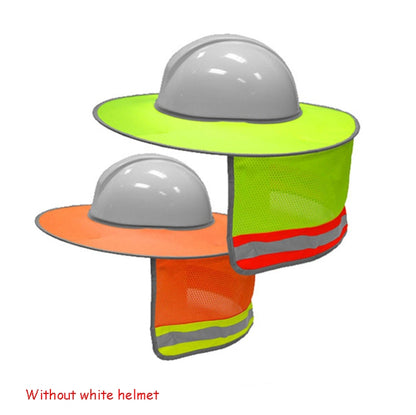 Construction Site Outdoor Construction Foldable Reflective Safety Sun Hat, Size: One Size(Fluorescent Yellow) - Workplace Safety Supplies by PMC Jewellery | Online Shopping South Africa | PMC Jewellery