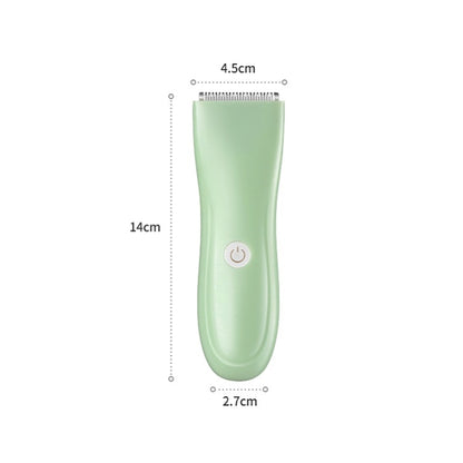 Infant And Children Hair Clipper Electric Hair Clipper Rechargeable Shaving Cutter(Green) - Hair Trimmer by PMC Jewellery | Online Shopping South Africa | PMC Jewellery