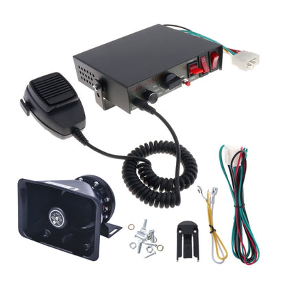 200W 12/24V Car Alert Host With Shoutlers 9 Sound Car Alarm Speaker - Security Alarm System by PMC Jewellery | Online Shopping South Africa | PMC Jewellery