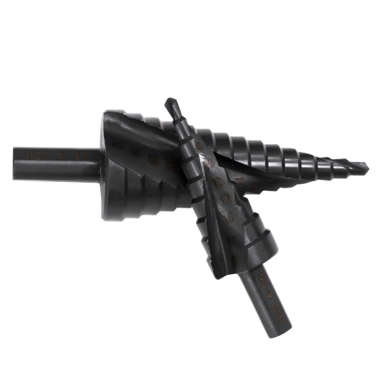 4-32mm Triangular Shank Spiral Flute Step Drill Bit - Drill & Drill Bits by PMC Jewellery | Online Shopping South Africa | PMC Jewellery
