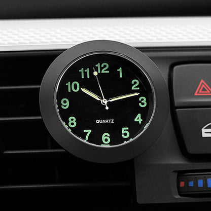 Car Clock Night Light Electronic Clock Car Decoration Quartz(Black Border) - Clocks & Car Meters by PMC Jewellery | Online Shopping South Africa | PMC Jewellery