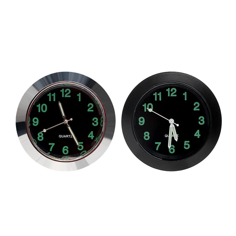 Car Clock Night Light Electronic Clock Car Decoration Quartz(Black Border) - Clocks & Car Meters by PMC Jewellery | Online Shopping South Africa | PMC Jewellery