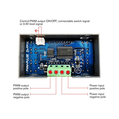 ZK-PP1K PWM Signal Generator 1Hz-150KHz PWM Pulse Frequency Duty Cycle Adjustable Square Wave Generator - Other Accessories by PMC Jewellery | Online Shopping South Africa | PMC Jewellery