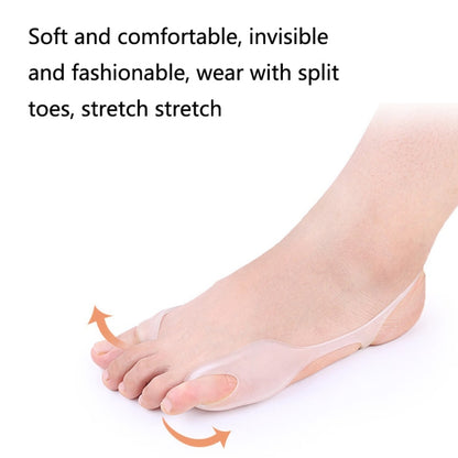 5 Pairs SEBS Material Big Feet Hallux Valgus Corrector Soft and Comfortable Correction Belt(White) - Corrector by PMC Jewellery | Online Shopping South Africa | PMC Jewellery