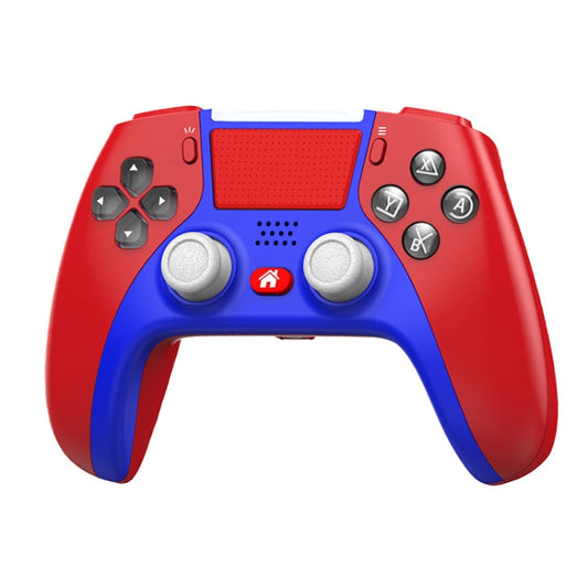 Bluetooth Wireless Six-Axis Programmable Dual-Vibration Gamepad For PS4(Red) - Gamepads by PMC Jewellery | Online Shopping South Africa | PMC Jewellery