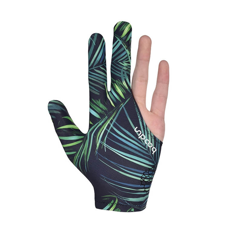 BOODUN M091153 Three Fingered Snooker Gloves High-Elastic Sweat-Absorbent And Wear-Resistant Table Single Gloves, Size: One Size(Leaves) - Safety Gloves by BOODUN | Online Shopping South Africa | PMC Jewellery