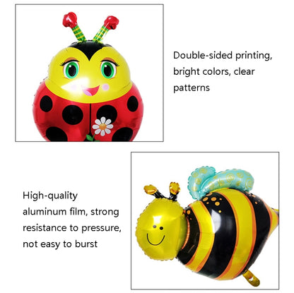 8 PCS 723 Large Cartoon Insect Styling Aluminum Balloon Birthday Party Decorative Balloon, Specification: Bee - Balloons by PMC Jewellery | Online Shopping South Africa | PMC Jewellery