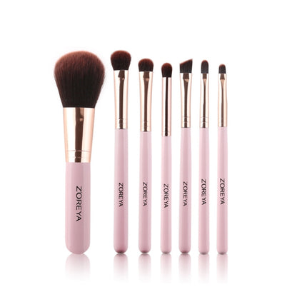 ZOREYA 7-In-1 Portable Bucket Makeup Brush Set For Beginners Makeup Bucket Brush, Exterior color: ZS733 - Makeup Brushes by PMC Jewellery | Online Shopping South Africa | PMC Jewellery